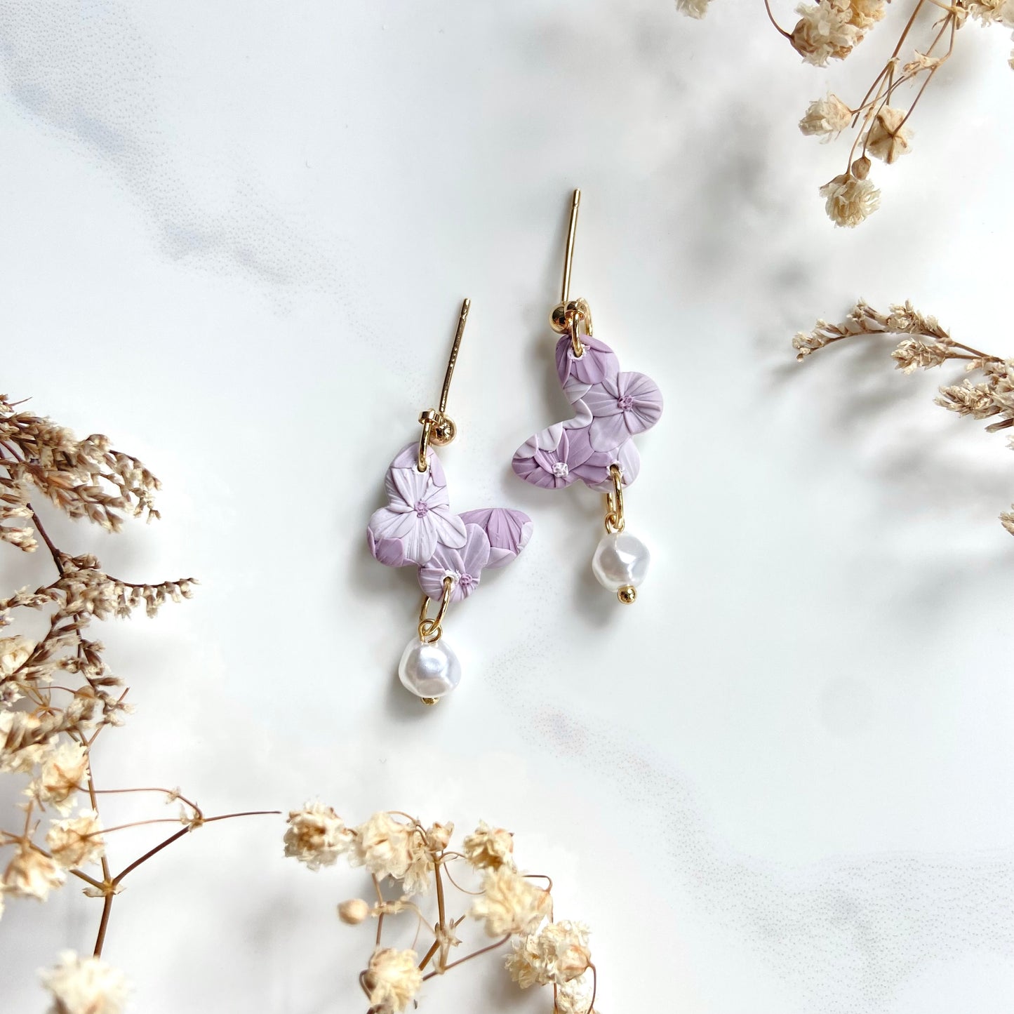 Purple Flowery Butterfly