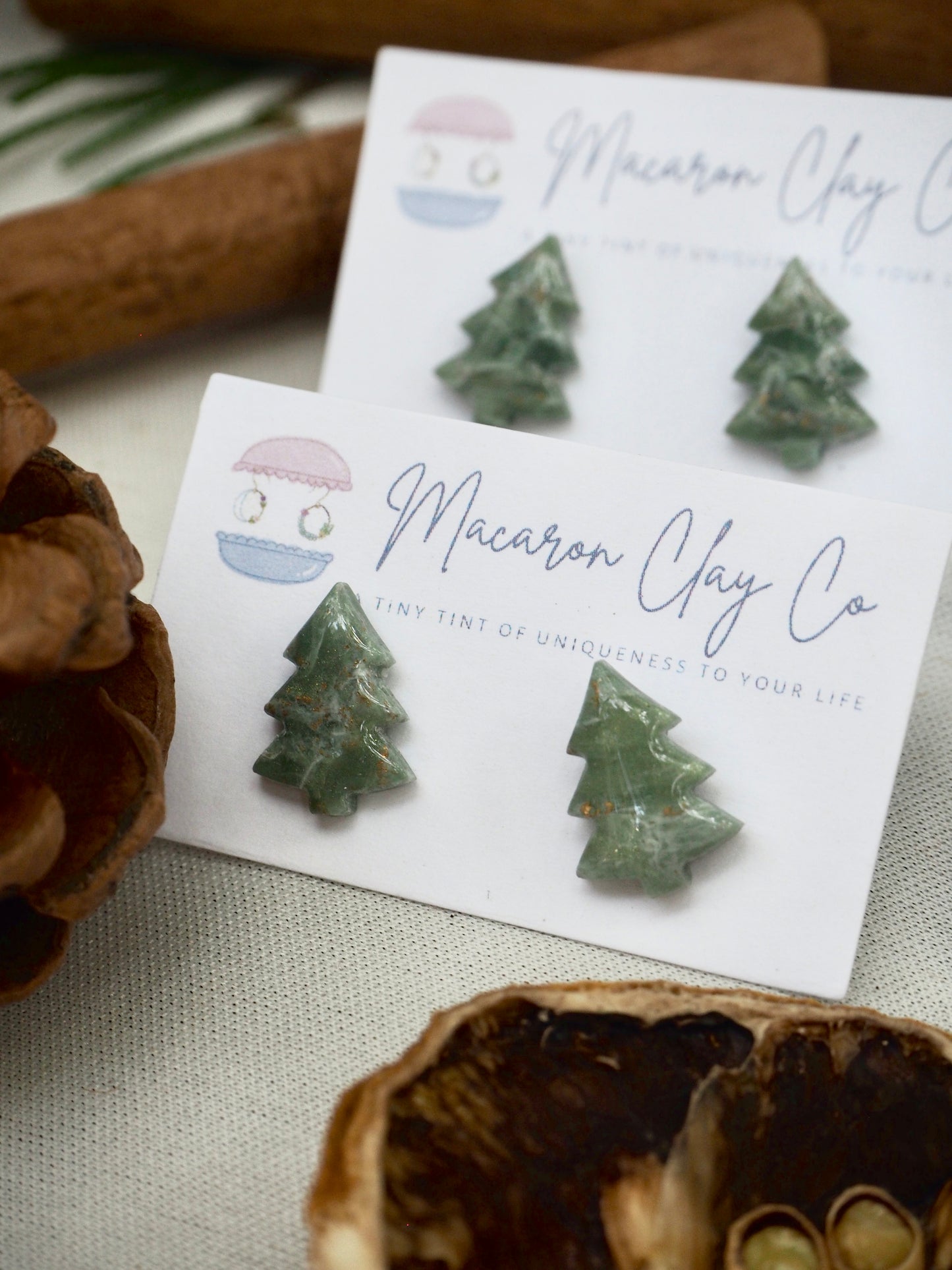 Sparkling X’mas Tree Studs