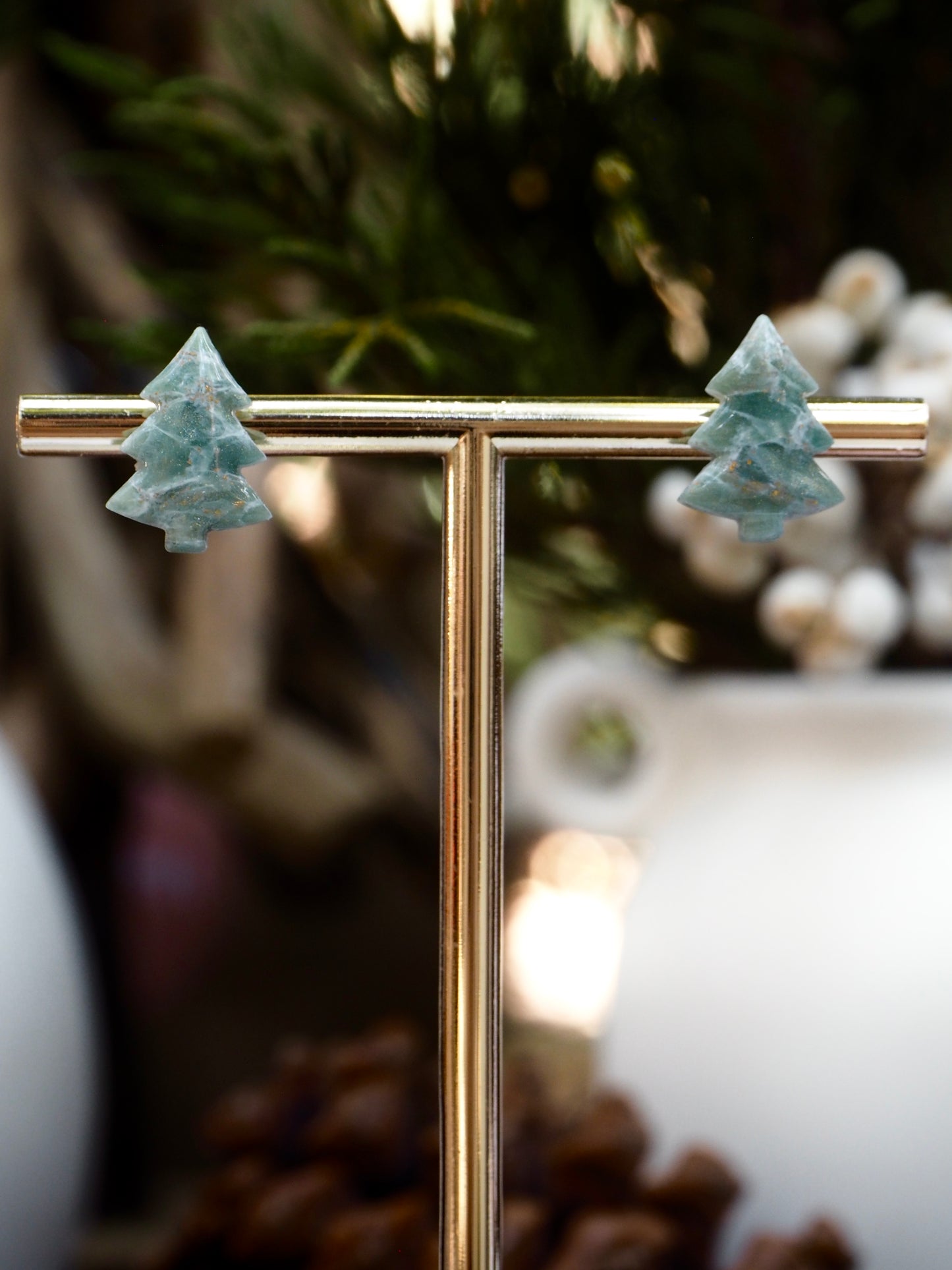 Sparkling X’mas Tree Studs